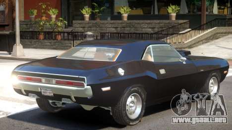 1970 Dodge Challenger V1.2 para GTA 4