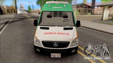 Mercedes-Benz Sprinter 2013 Ambulancia v3 para GTA San Andreas