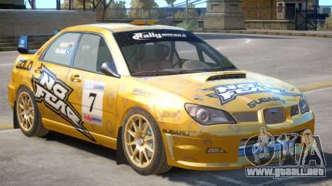 Subaru Impreza WRX V1 PJ5 para GTA 4