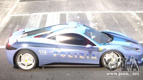 Ferrari 458 Police para GTA 4