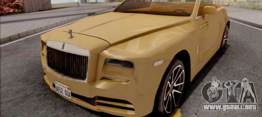 Rolls Royce Dawn 2019 Para Gta San Andreas 7792