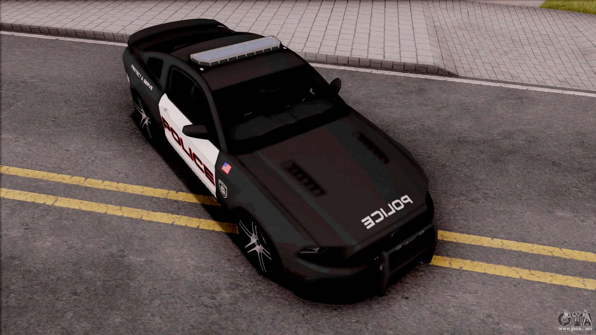 Ford Mustang Boss 302 2013 Police para GTA San Andreas