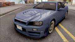 Nissan Skyline GT-R R34 2000 Omori Factory S1 v2 para GTA San Andreas
