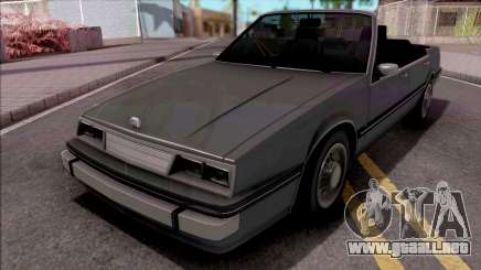 GTA IV Willard Cabrio para GTA San Andreas