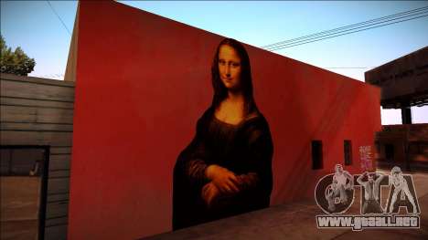 Mural De La Mona Lisa para GTA San Andreas