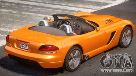 Dodge Viper Spider para GTA 4