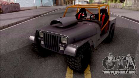 Jeep Wrangler Sand Drag para GTA San Andreas