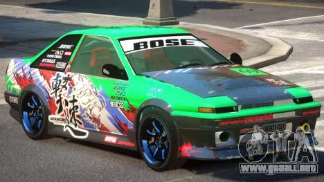 Toyota Corolla GT PJ para GTA 4