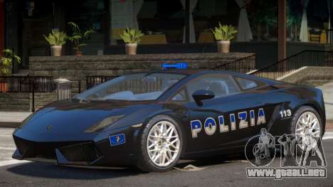 Lambo Gallardo Police para GTA 4