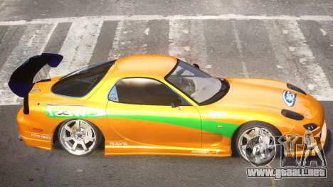 Mazda RX-7 Custom V1.0 PJ para GTA 4