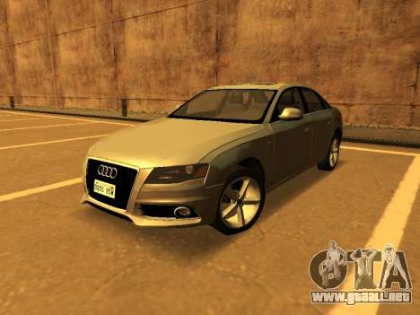 Audi A4 2.0 TFSI 2010 para GTA San Andreas