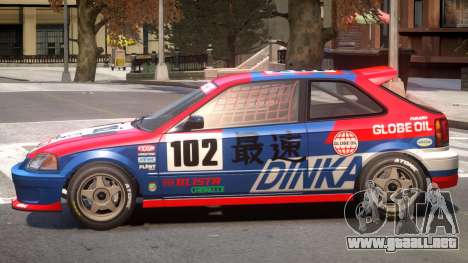 Dinka Blista Compact V1 PJ6 para GTA 4