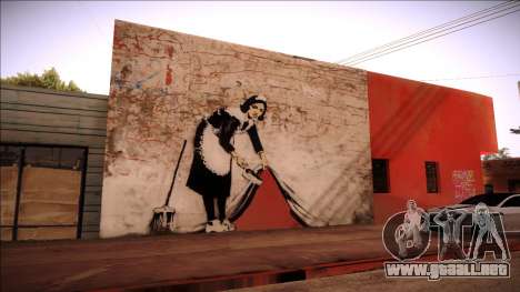 Graffiti por Banksy para GTA San Andreas