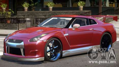 Nissan GT-R 35 V1.0 para GTA 4
