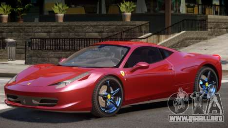 Ferrari 458 Italia V1.0 para GTA 4