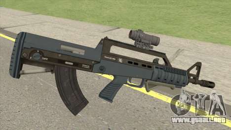 Bullpup Rifle (Two Upgrades V5) Old Gen GTA V para GTA San Andreas