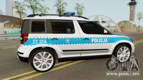 Skoda Yeti (Policja KSP) para GTA San Andreas