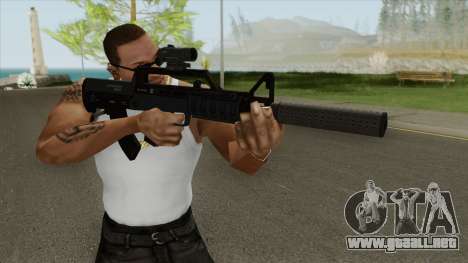 Bullpup Rifle (Two Upgrades V9) Old Gen GTA V para GTA San Andreas