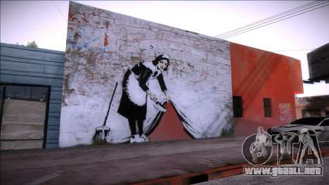 Graffiti por Banksy para GTA San Andreas