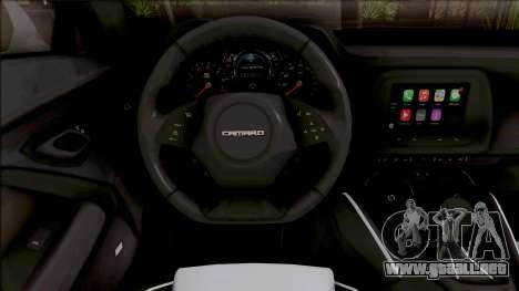 Chevrolet Camaro SS 2020 para GTA San Andreas