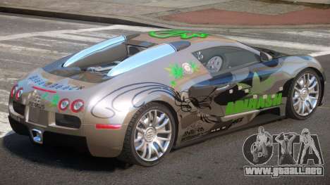 Bugatti Veyron S V1.1 PJ2 para GTA 4