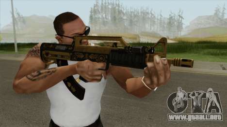 Bullpup Rifle (Flashlight V2) Main Tint GTA V para GTA San Andreas