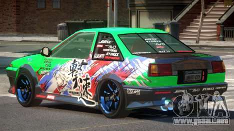 Toyota Corolla GT PJ para GTA 4