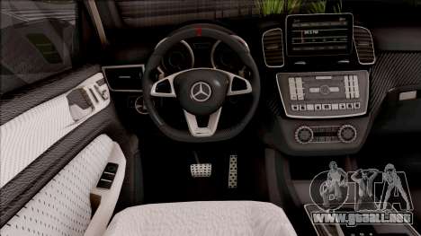 Mercedes-AMG GLE 63S Rendorseg para GTA San Andreas
