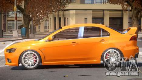 Mitsubishi Lancer X RS para GTA 4