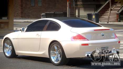 BMW M6 Stock para GTA 4