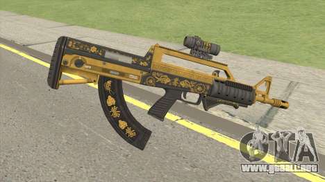 Bullpup Rifle (Two Upgrades V8) Main Tint GTA V para GTA San Andreas