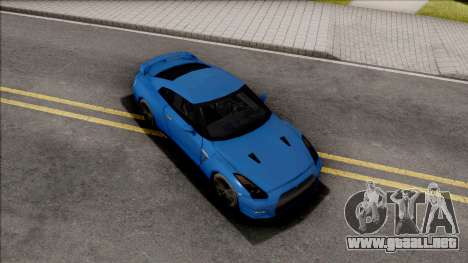 Nissan GT-R R35 2016 45th Anniversary SA Style para GTA San Andreas