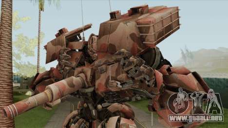 Warpath (Real Size) para GTA San Andreas