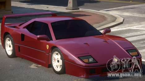 1987 Ferrari F40 para GTA 4