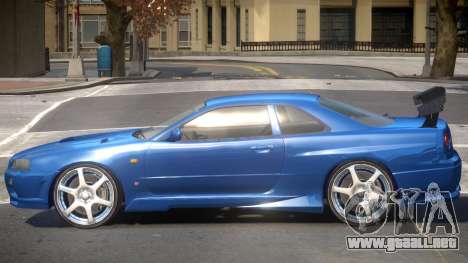 Skyline GT-R34 V1 para GTA 4