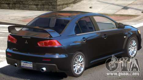 Mitsubishi Lancer X V1 para GTA 4