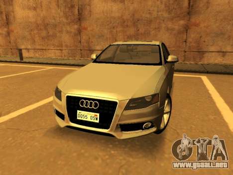 Audi A4 2.0 TFSI 2010 para GTA San Andreas