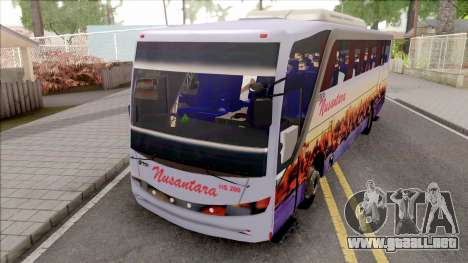 Nusantara Bus Setra Adi Putro Smile Lamp para GTA San Andreas