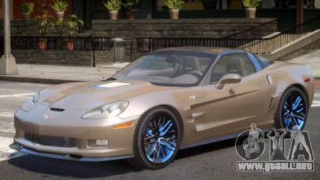 Chevrolet Corvette ZR1 V1.0 para GTA 4