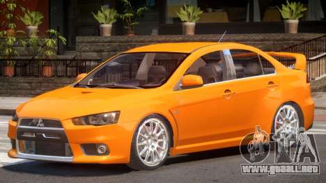 Mitsubishi Lancer X RS para GTA 4