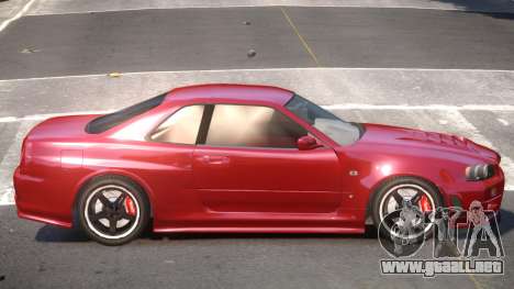 Nissan Skyline GT-R34 ST para GTA 4