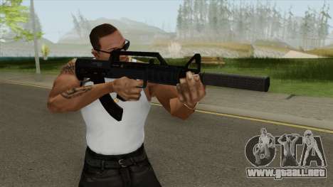 Bullpup Rifle (Silencer) Old Gen Tint GTA V para GTA San Andreas