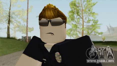 Roblox (LAPD) Skin para GTA San Andreas