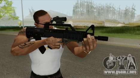 Bullpup Rifle (Two Upgrades V5) Old Gen GTA V para GTA San Andreas