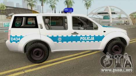 Nissan Pathfinder (Policja KMP Biala Podlaska) para GTA San Andreas
