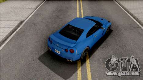 Nissan GT-R R35 2016 45th Anniversary SA Style para GTA San Andreas