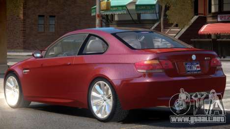 BMW M3 E92 Y07 para GTA 4