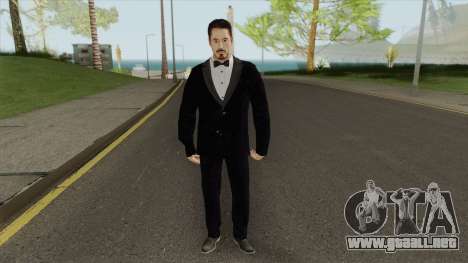 Tony Stark (Black Suit) para GTA San Andreas