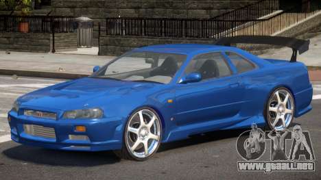 Skyline GT-R34 V1 para GTA 4