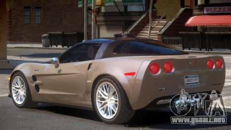 Chevrolet Corvette ZR1 V1.3 para GTA 4